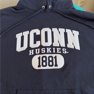 CHAMPION UCONN Huskies Navy Hoodie